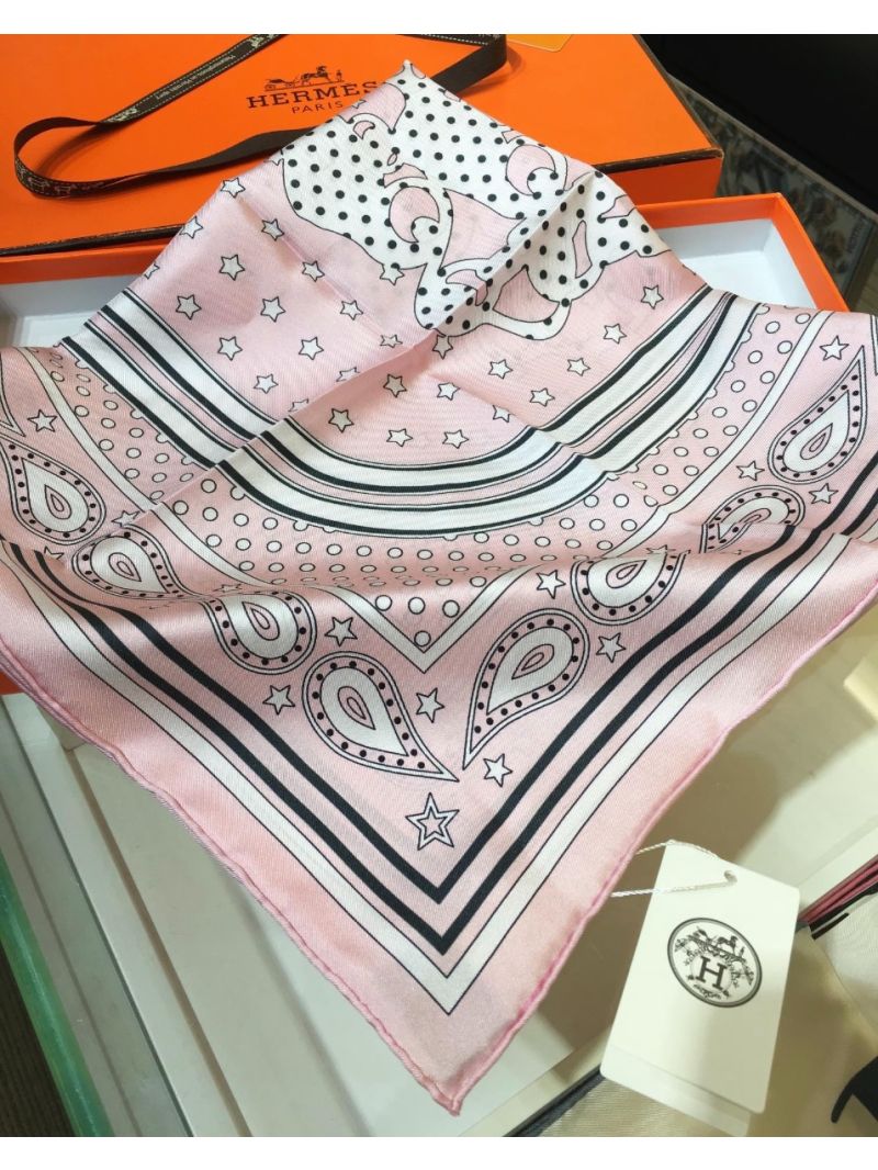 Hermes Brides De Gala A Pois Bandana 90 H043264