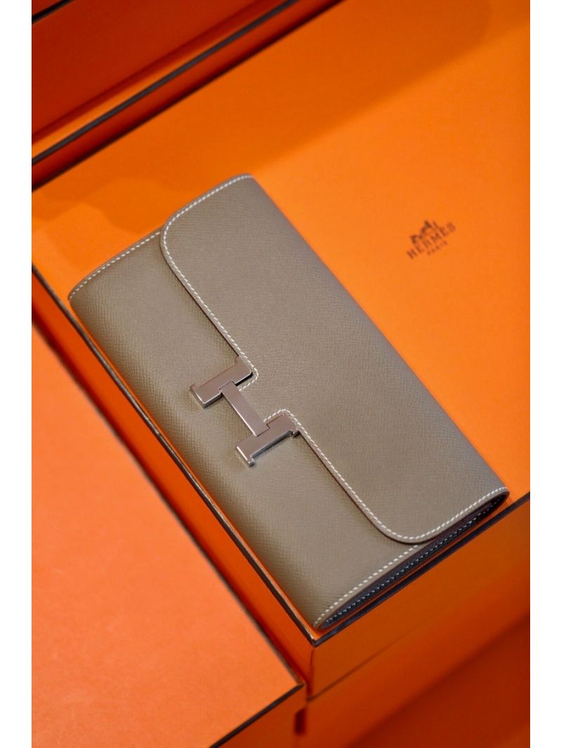 Hermes Constance Long Wallet in Epsom H063626 Etude