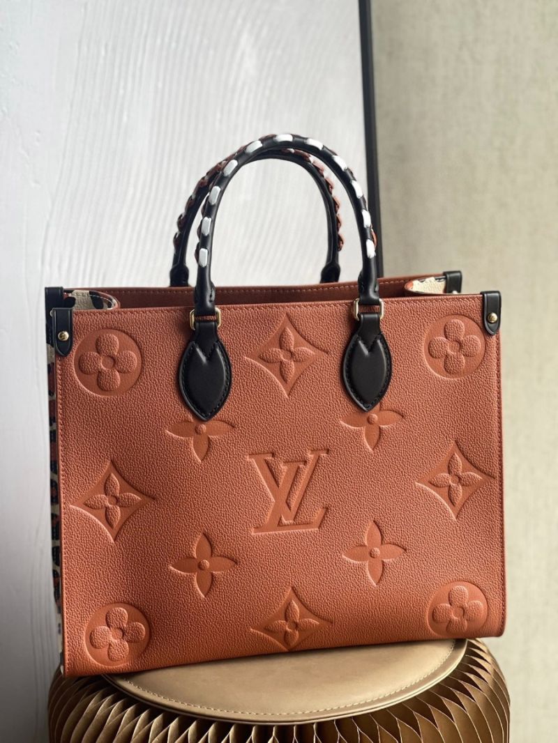 Louis Vuitton LV OnTheGo MM M58522 Wild at Heart Caramel