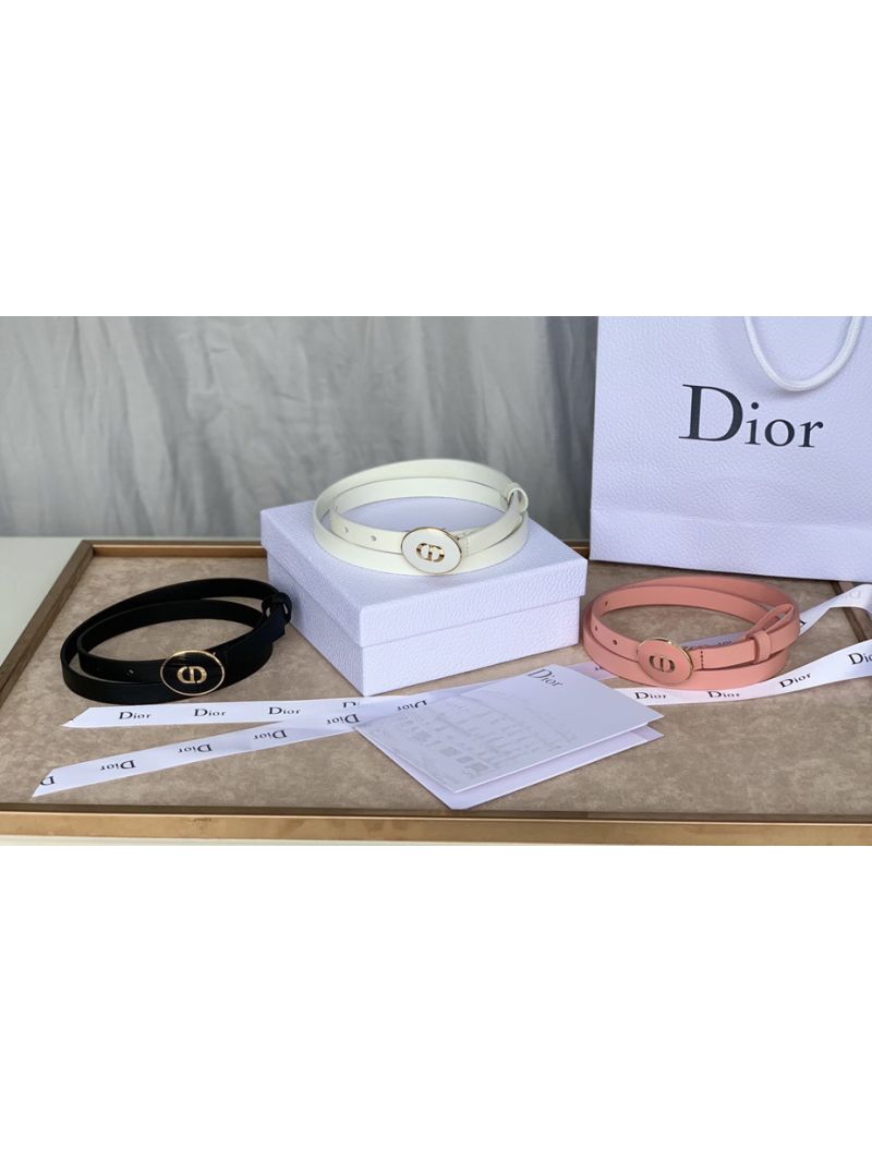 Dior Teddy-D-Belt Smooth Calfskin 15mm B0106U 
