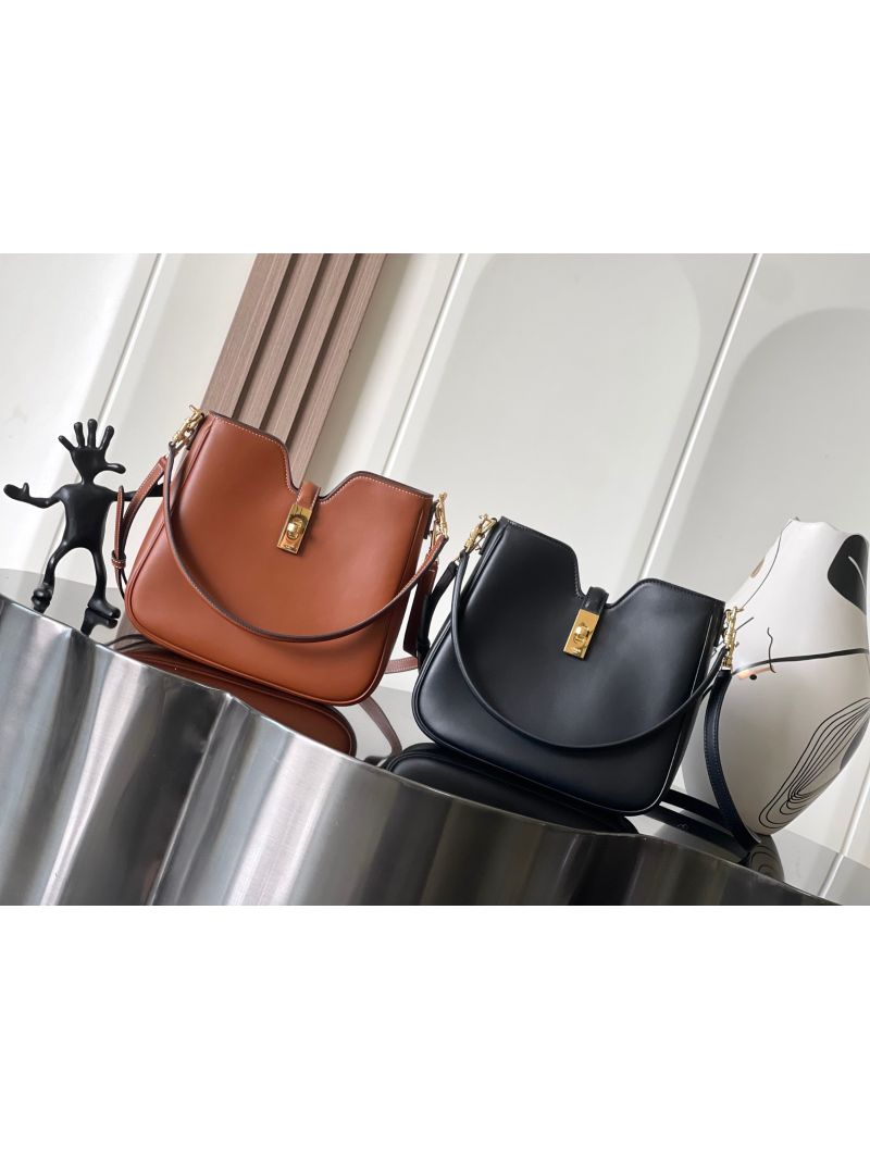 Celine Small Camille 16 Soft Bag In Smooth Calfskin 120693 Black