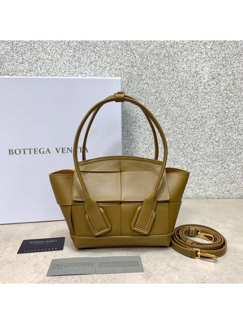 Bottega Veneta BV Mini Arco 29 Bag In French Calf 600606 Mustard