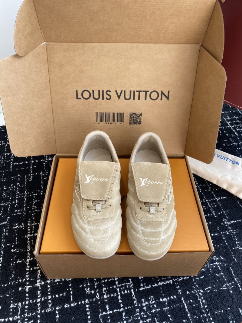 Louis Vuitton LV Footprint Soccer Suede Calf 1AHTYX Beige