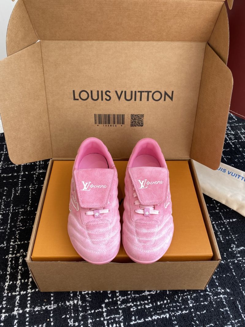 Louis Vuitton LV Footprint Soccer Suede Calf 1AHTYX Pink