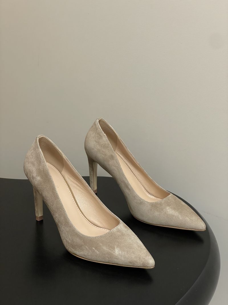 LOUIS VUITTON LV GALA PUMP 85MM SUEDE CALF 1AINO0 NUDE