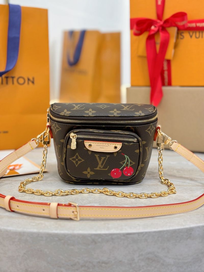 Louis Vuitton LV x TM Mini Bumbag M13449 Monogram canvas cherry