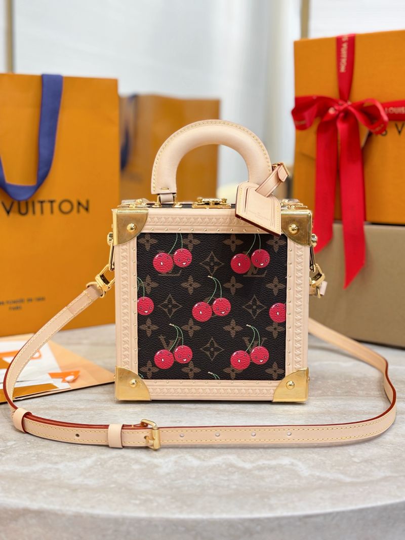 Louis Vuitton LV x TM Mini Square Trunk Cherry M14040 Limited Edition