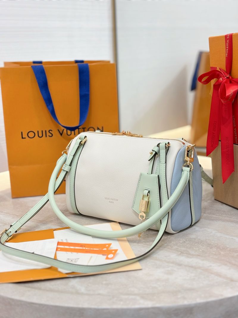 Louis Vuitton LV Express PM Calfskin Handbag M26039 White