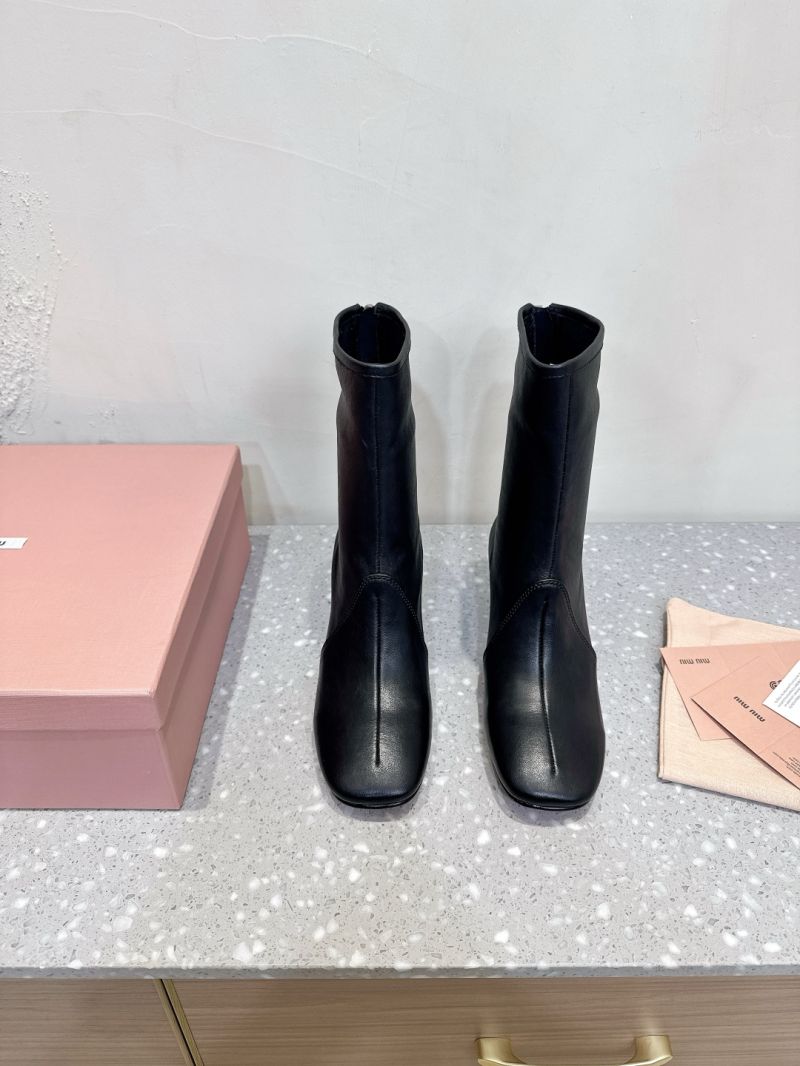 Miu Miu Nappa Leather Booties 5T557E