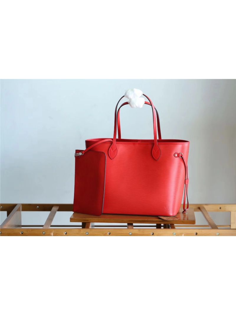 Louis Vuitton LV Neverfull MM Epi Leather M54270 Red