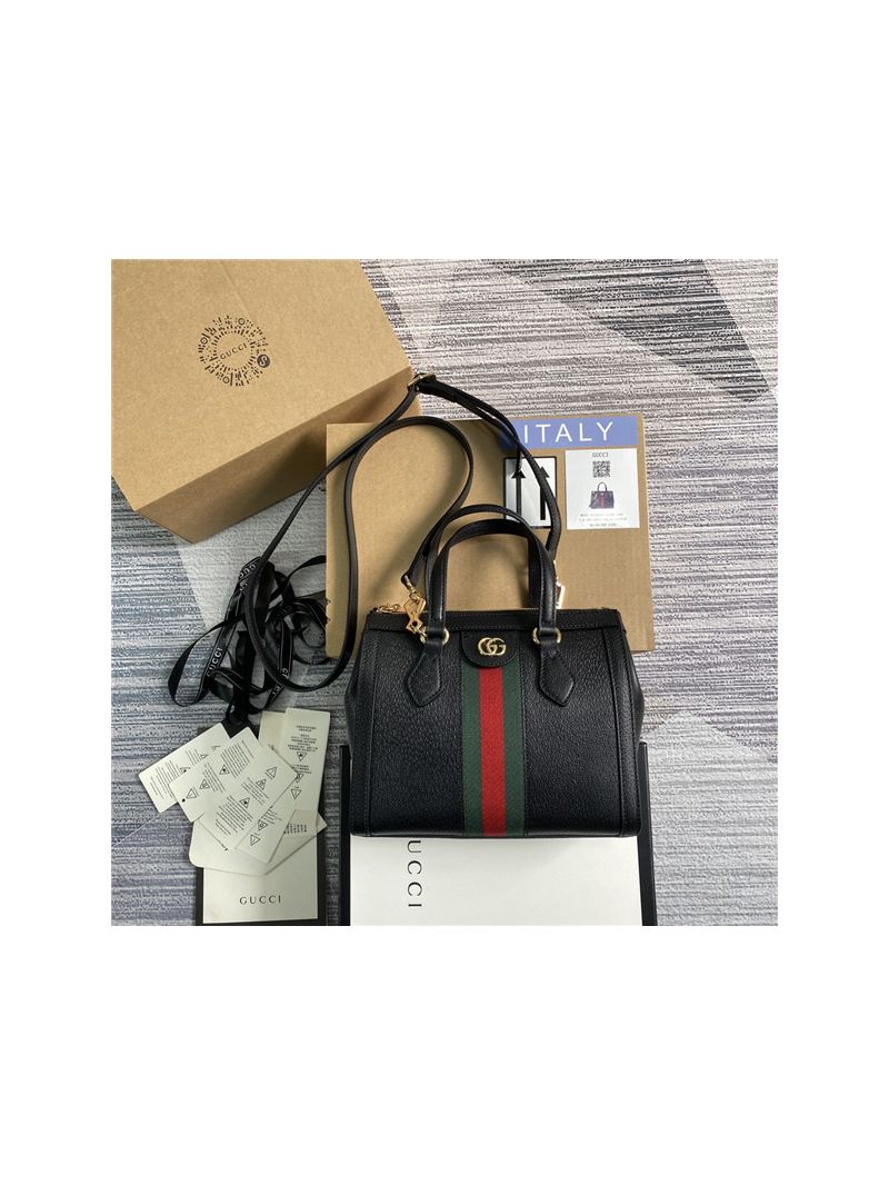Gucci Ophidia small tote bag 547551 black leather