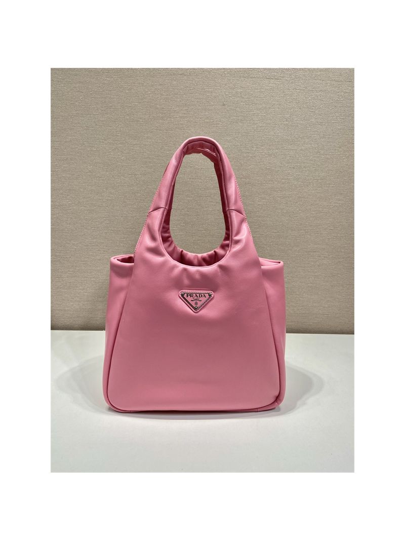 Prada Small padded Prada Soft pink nappa-leather bag 1BA359