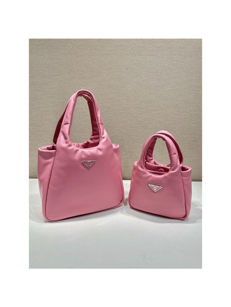 Prada Medium padded Prada Soft pink nappa leather bag 1BG413