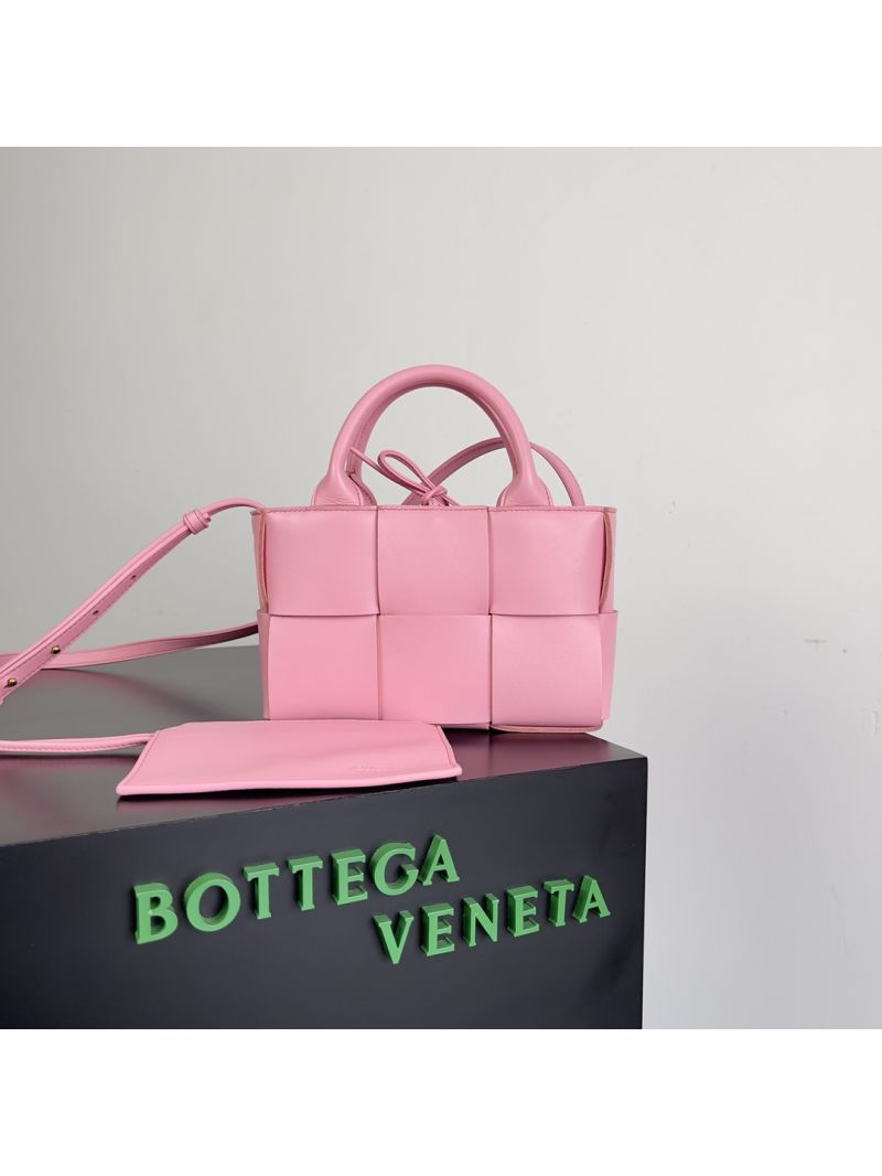 Bottega Veneta BV Candy Arco Tote Bag 729029 pink