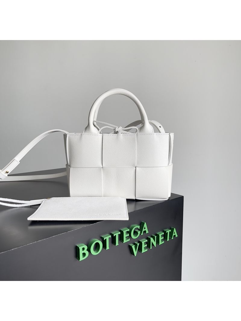 Bottega Veneta BV Candy Arco Tote Bag 729029 white