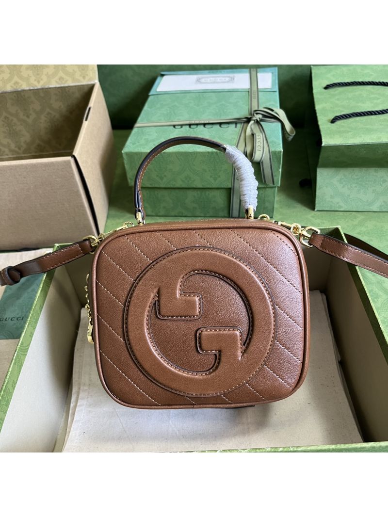 Gucci Blondie top handle bag 744434 brown