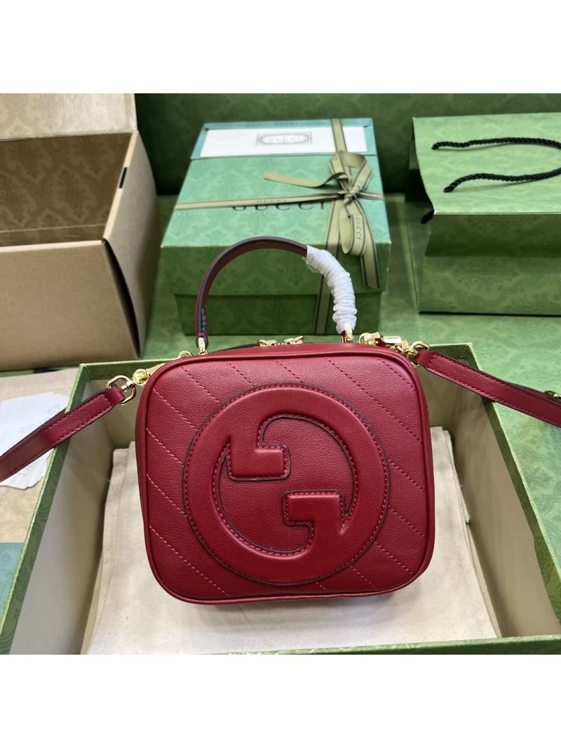 Gucci Blondie top handle bag 744434 red