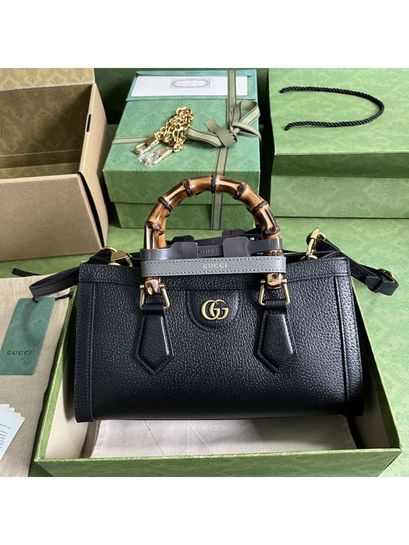 Gucci Diana small shoulder bag 735153 black