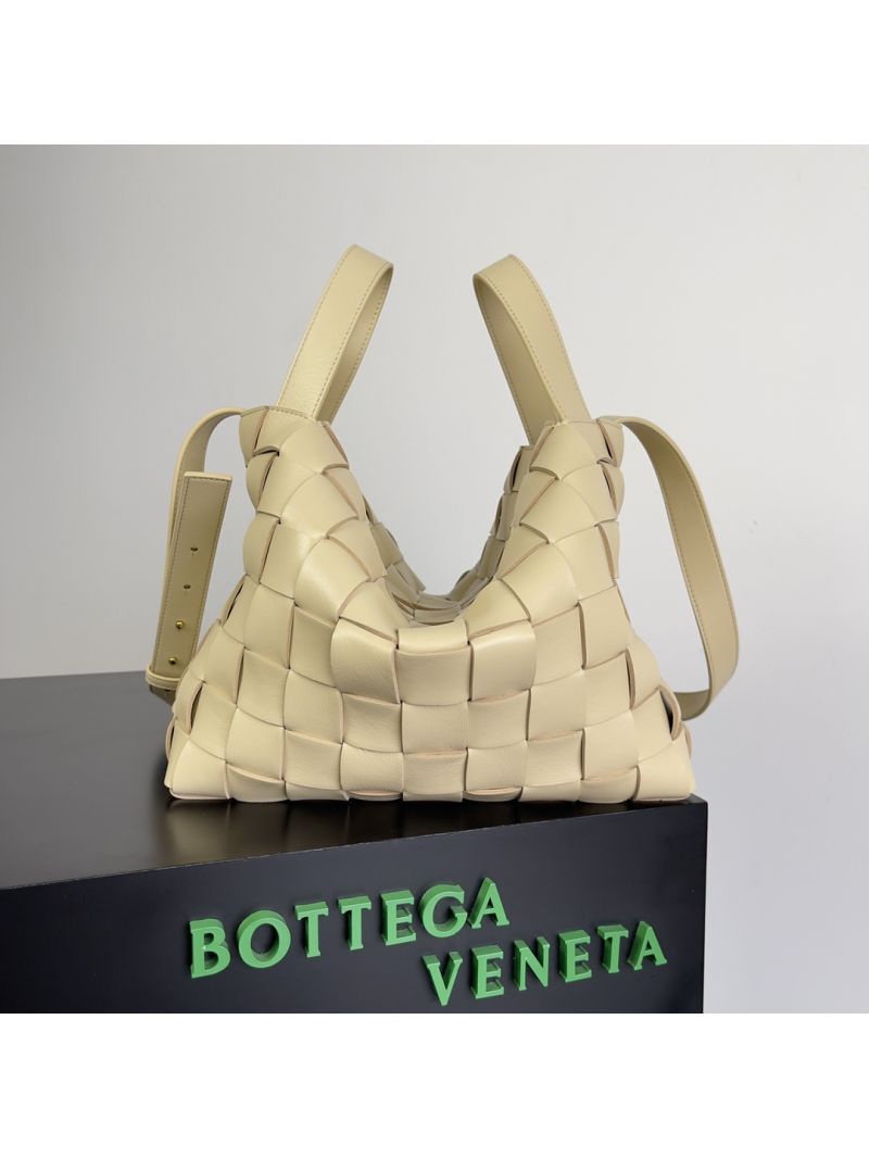 Bottega Veneta BV Cassette Bowling Intrecciato porridge Leather Bag 730327