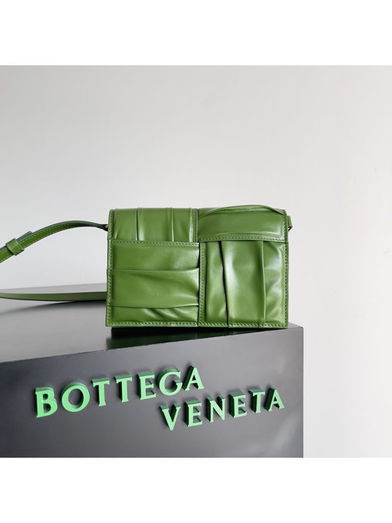 Bottega Veneta BV Mini Cassette Cross-Body Bag 731243 avocado