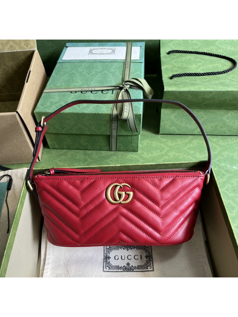 Gucci GG Marmont shoulder bag 739166 Red
