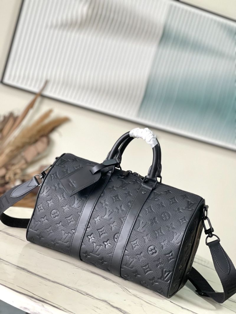Louis Vuitton Keepall Bandoulière 35 in Embossed Taurillon Leather M22765