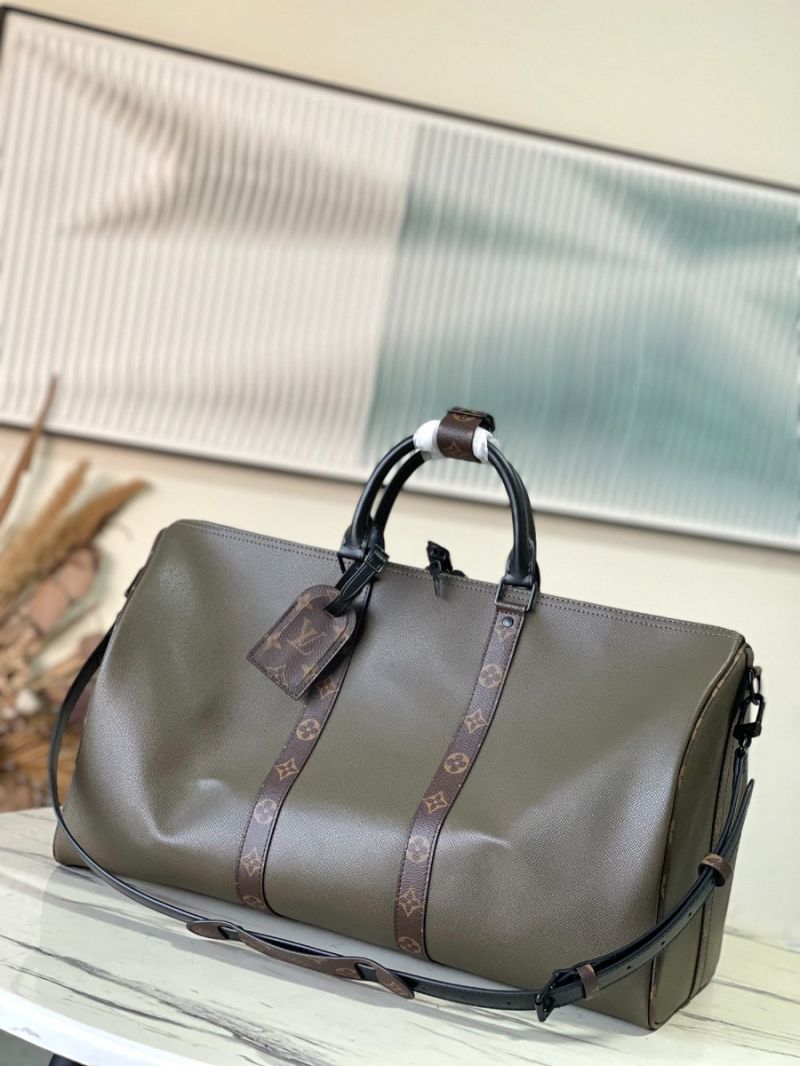 Louis Vuitton Keepall Bandoulière 50 in Taiga Leather by Virgil Abloh - Fall-Winter