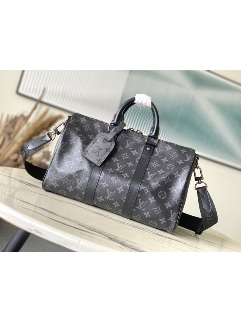 Louis Vuitton Keepall Bandoulière 35 in Monogram Eclipse