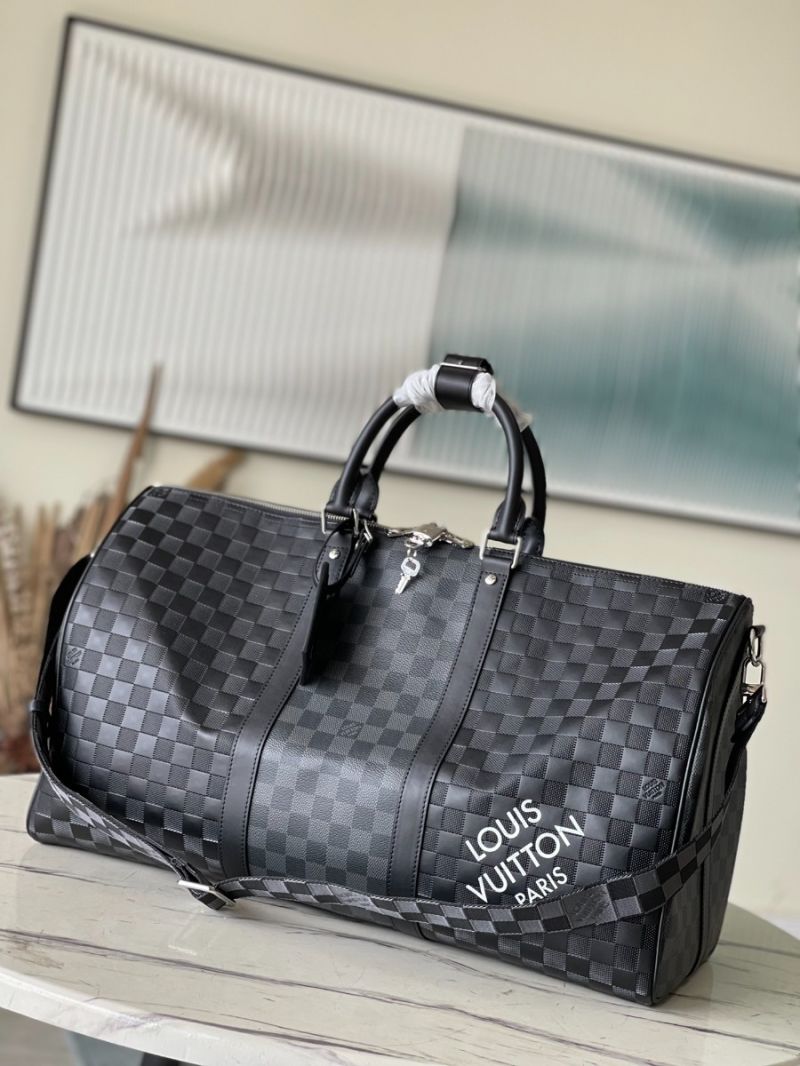 Louis Vuitton LV Keepall 50 N40443 in Damier Infini and Graphite