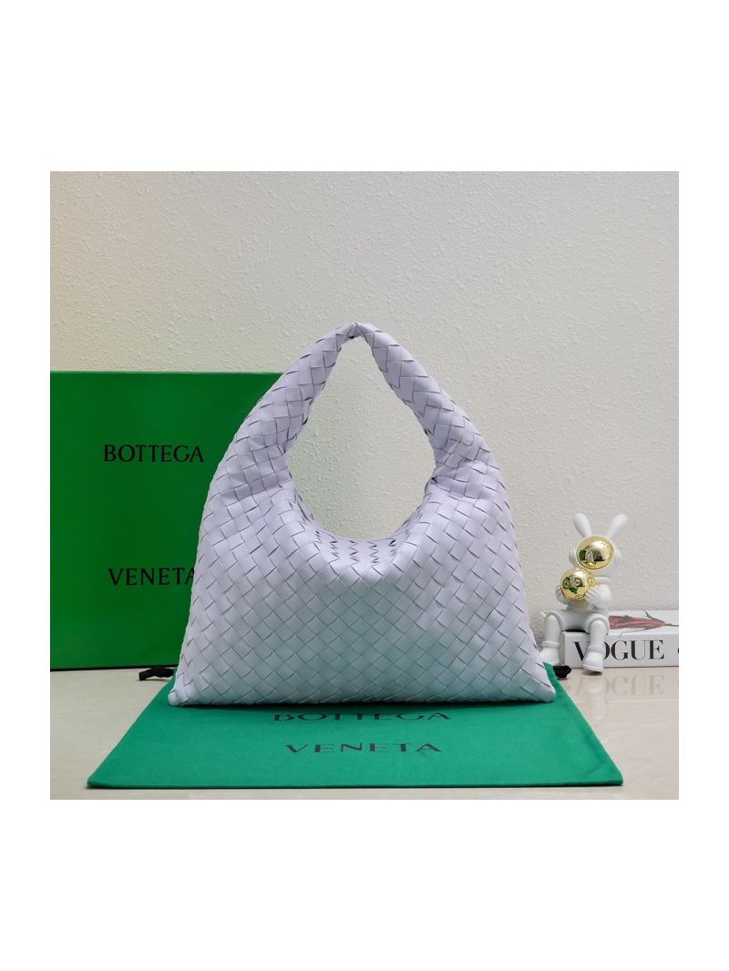 Bottega Veneta BV Small Hop Intrecciato Leather 763966 Light Purple