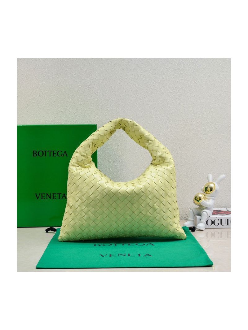 Bottega Veneta BV Small Hop Intrecciato Leather 763966 Yellow