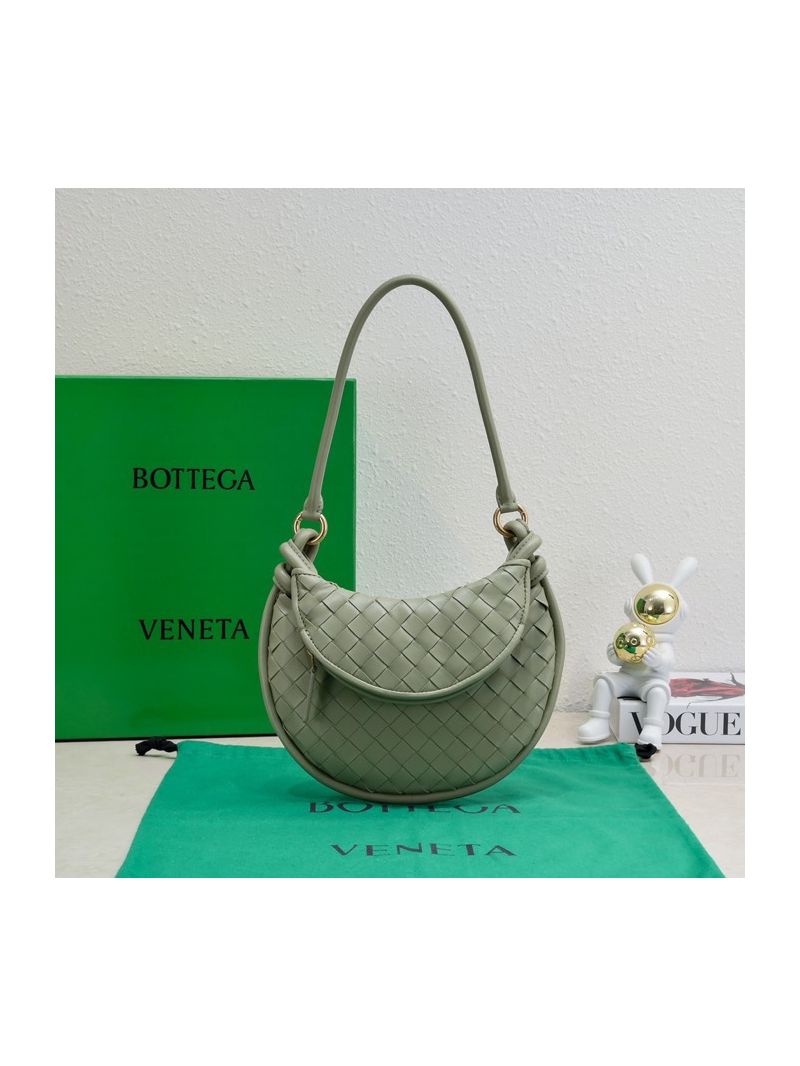 Bottega Veneta Gemelli Shoulder Bag Collection 776764 Green