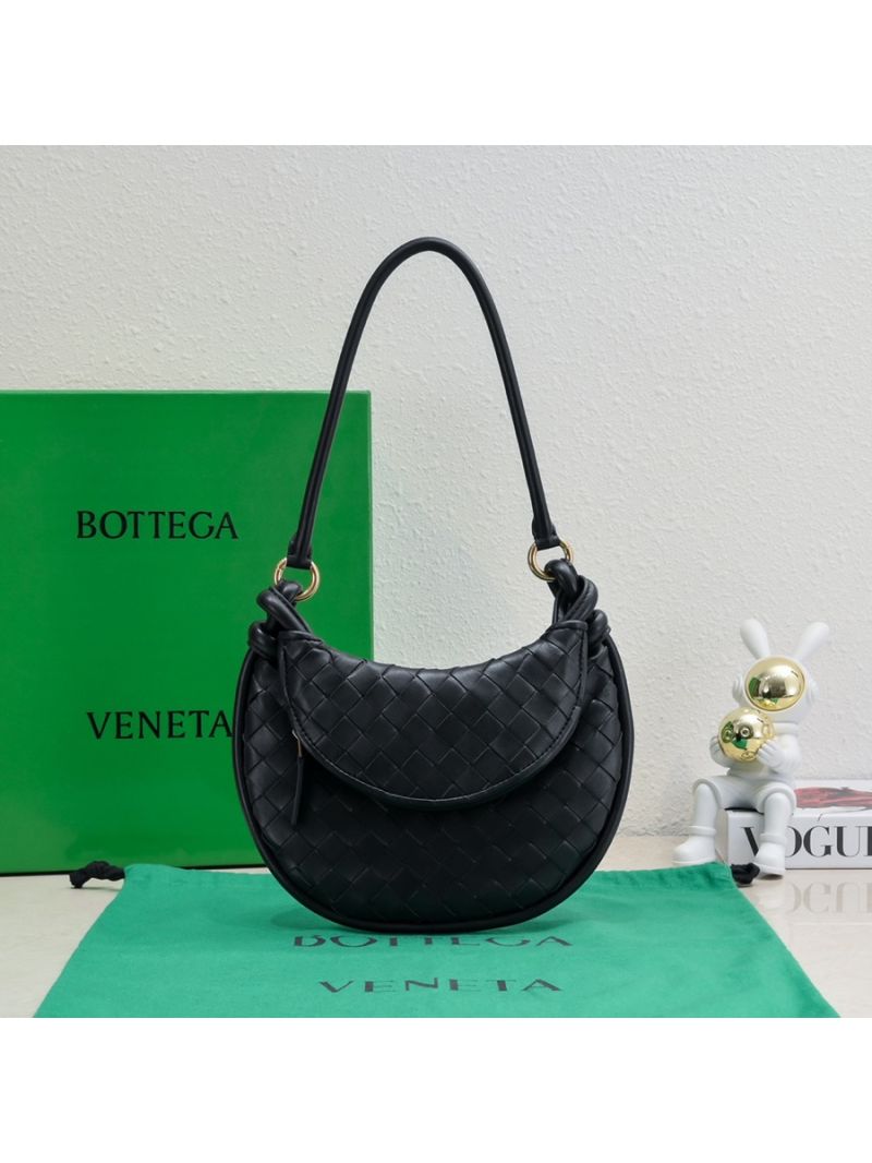 Bottega Veneta Gemelli Shoulder Bag Collection 776764 Black
