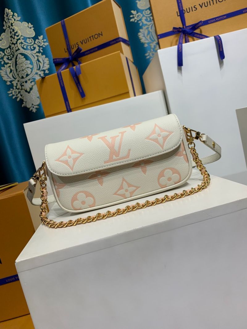 Louis Vuitton LV Wallet on Chain Ivy M83026 bicolor monogram empreinte leather