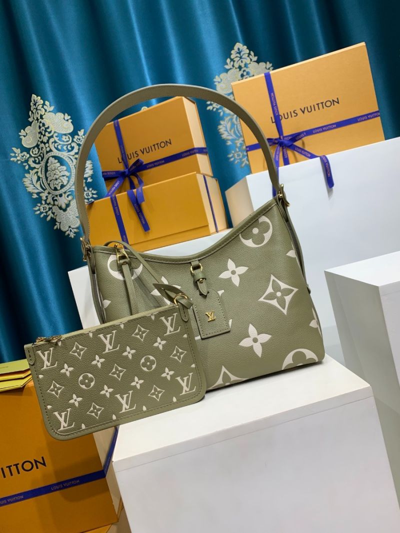 Louis Vuitton LV CarryAll PM Monogram Empreinte M46288 Green