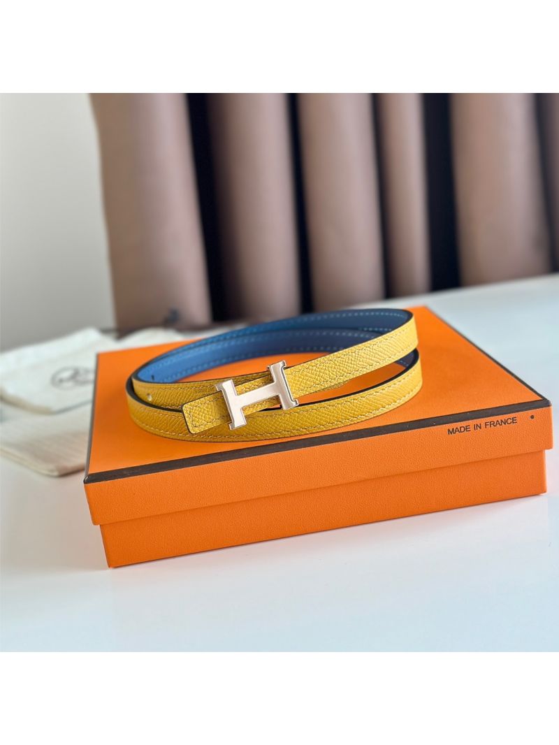Hermes Mini Constance 5382 Belt Buckle & Reversible Leather Strap 13 mm -5