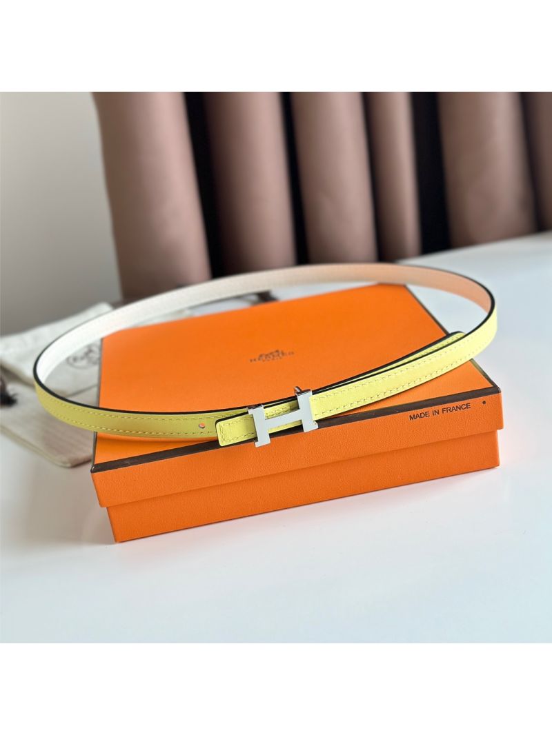 Hermes Mini Constance 5382 Belt Buckle & Reversible Leather Strap 13 mm -2