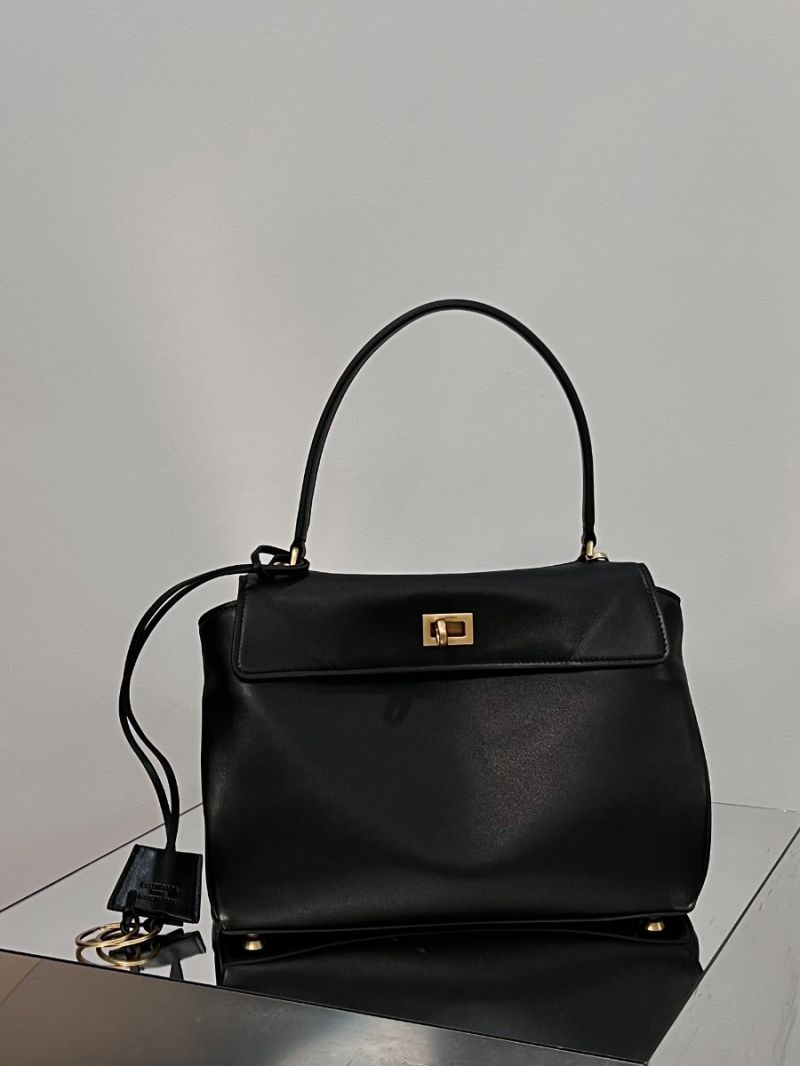 Balenciaga Women's Rodeo Small Handbag in Black 7897792