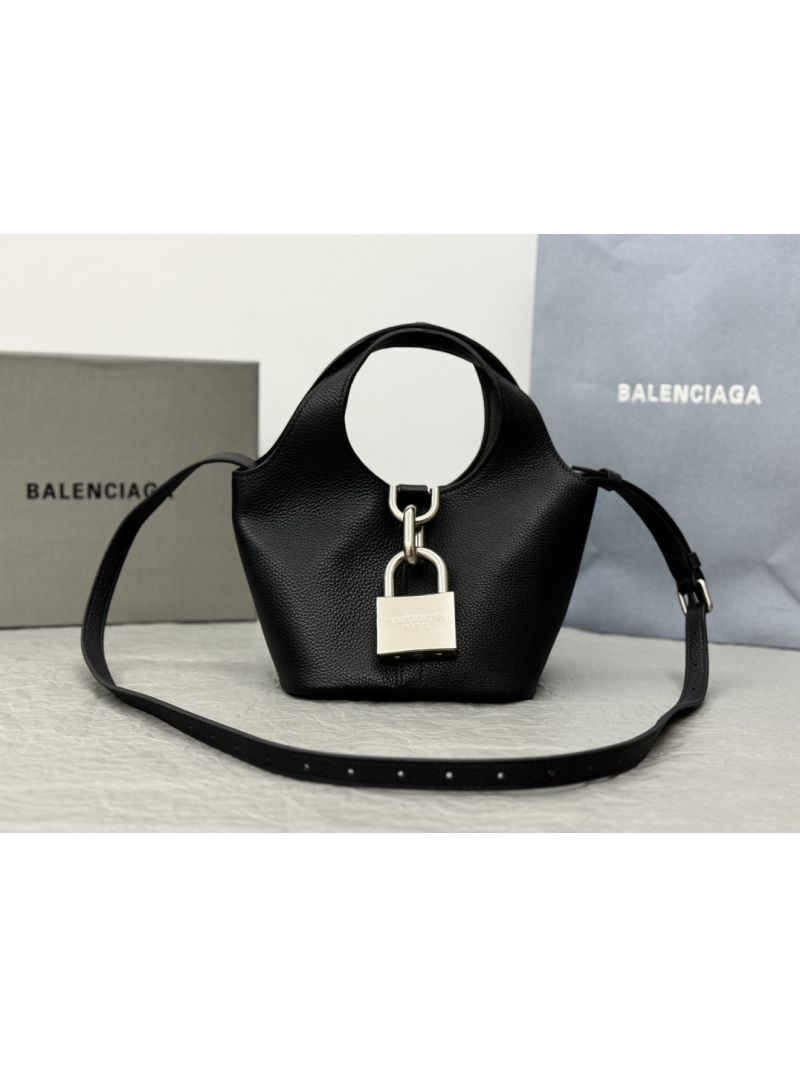 Balenciaga Locker Small Hobo Bag - Black