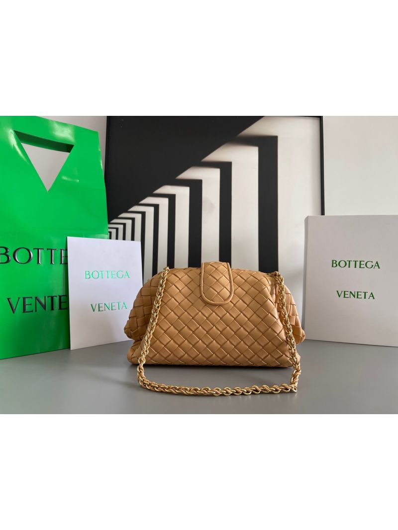 Bottega Veneta BV Teen Lauren 1980 With Chain 785807 Dark praline