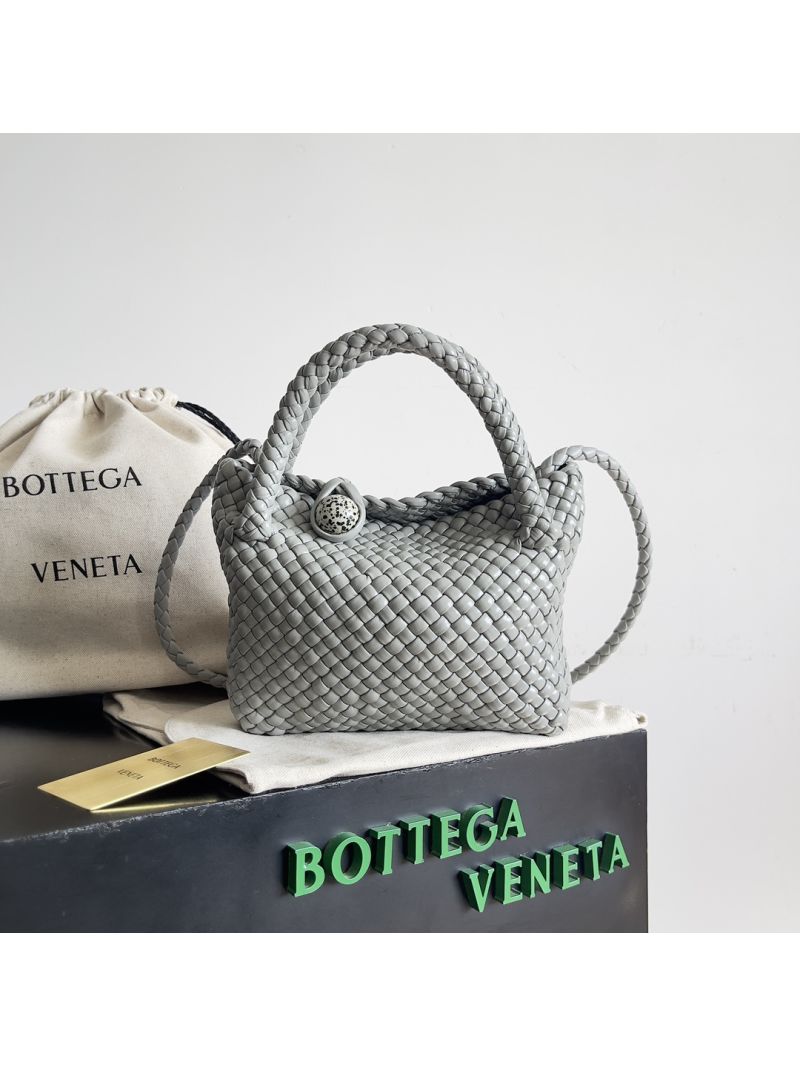 Bottega Veneta Mini Tosca Cross-Body Bag 776755 grey