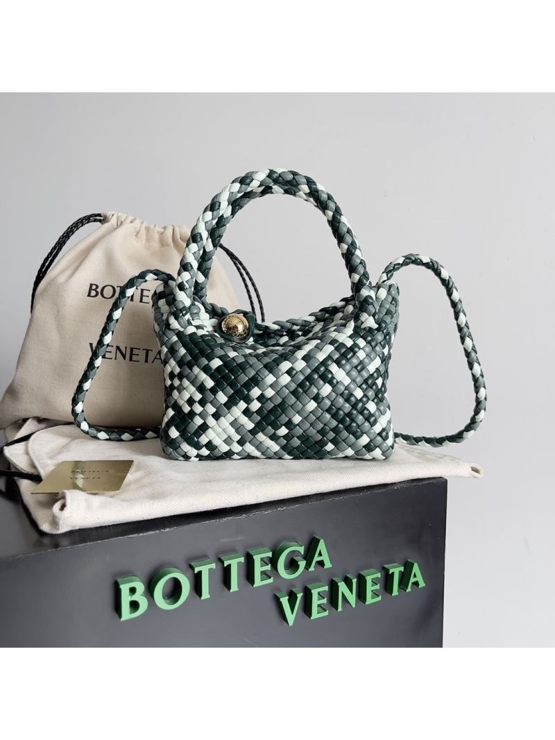 Bottega Veneta Mini Tosca Cross-Body Bag 776755 mix green