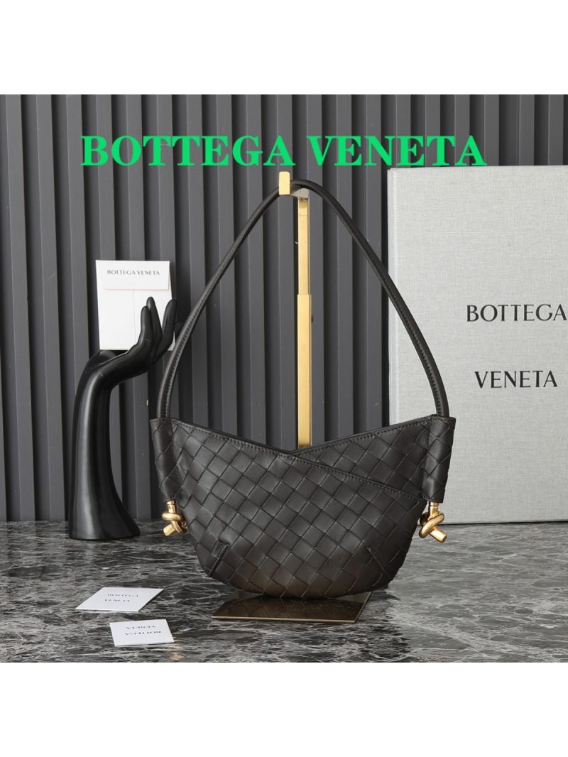 Bottega Veneta Mini Solstice Intrecciato Leather Shoulder Bag 796378 fondant