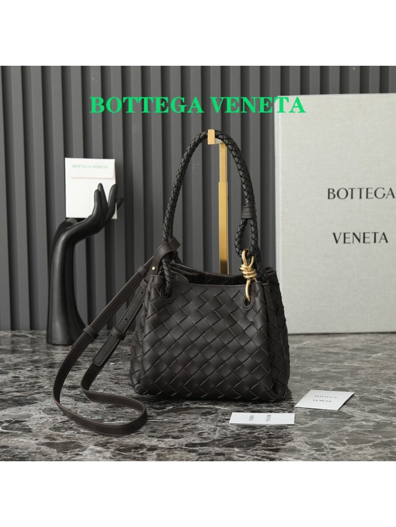 Bottega Veneta Parachute Small Intrecciato Leather Shoulder Bag 796569 fondant