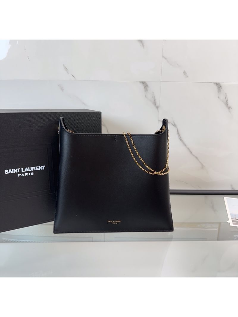 YSL Saint Laurent Liane Elegant Leather Shoulder Bag 804483 black