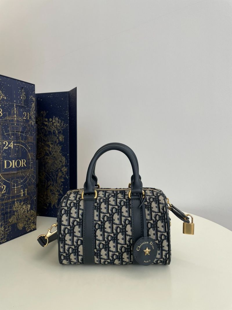 Dior Groove 20 Sophisticated Jacquard Handbag M1364UTZQ_M928 blue