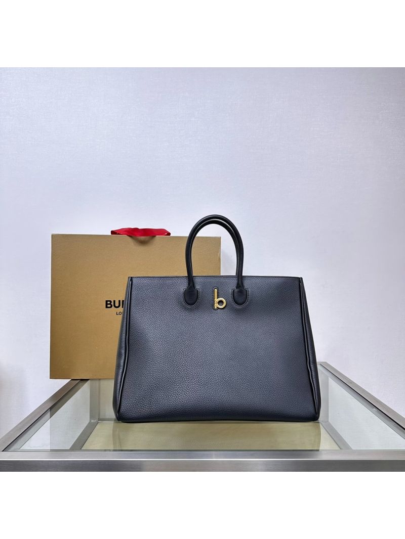 Burberry Medium Rocking Horse Tote in Black