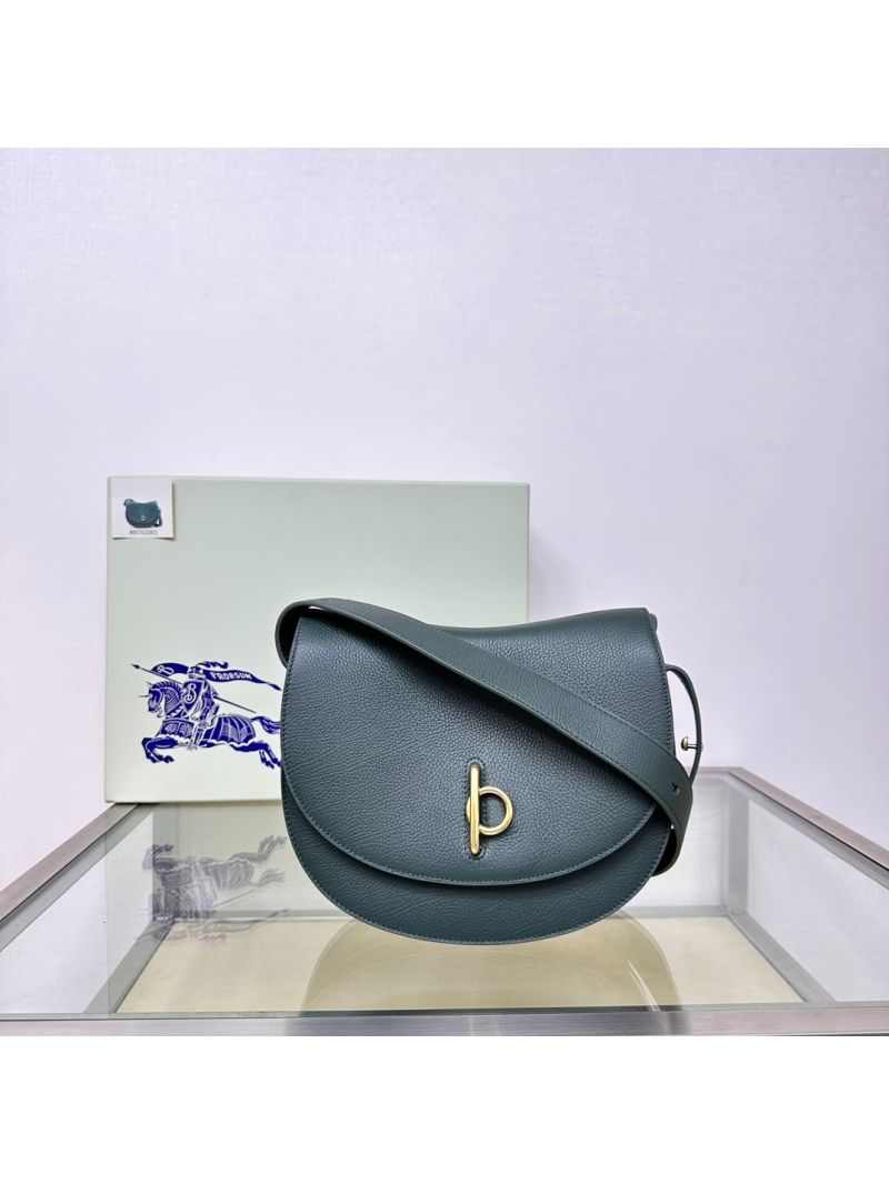 Burberry Medium Rocking Horse Bag in Green