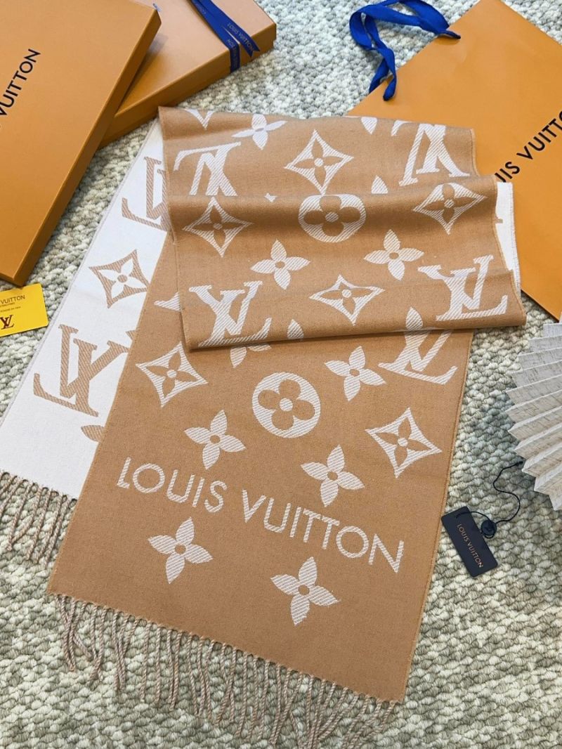 Louis Vuitton Simply LV Scarf M76966 beige