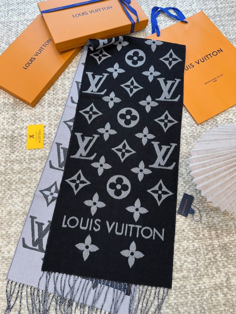 Louis Vuitton Simply LV Scarf M76966 Black